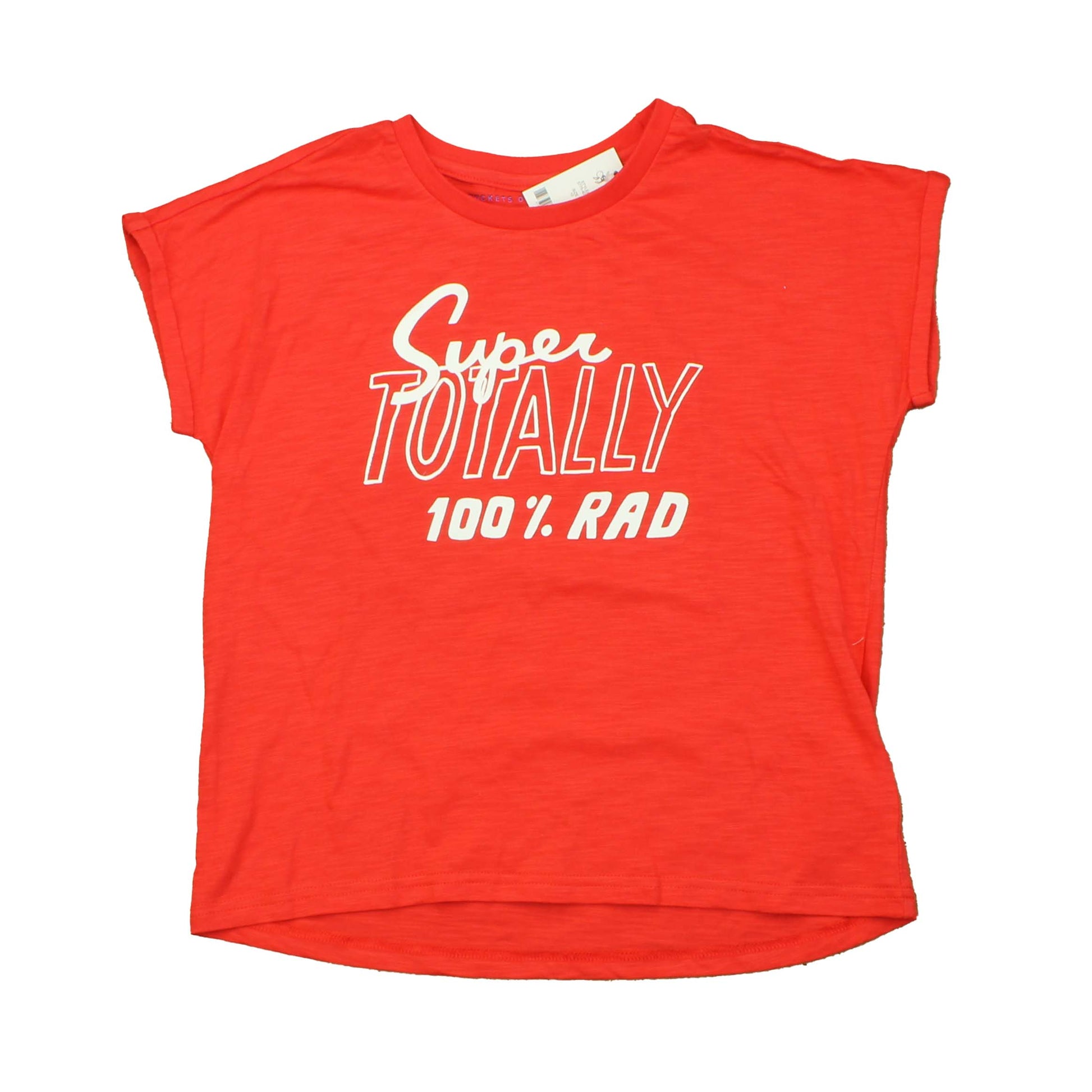 Rockets Of Awesome Girls Red | White T-Shirt Size: Big Girl Red | White