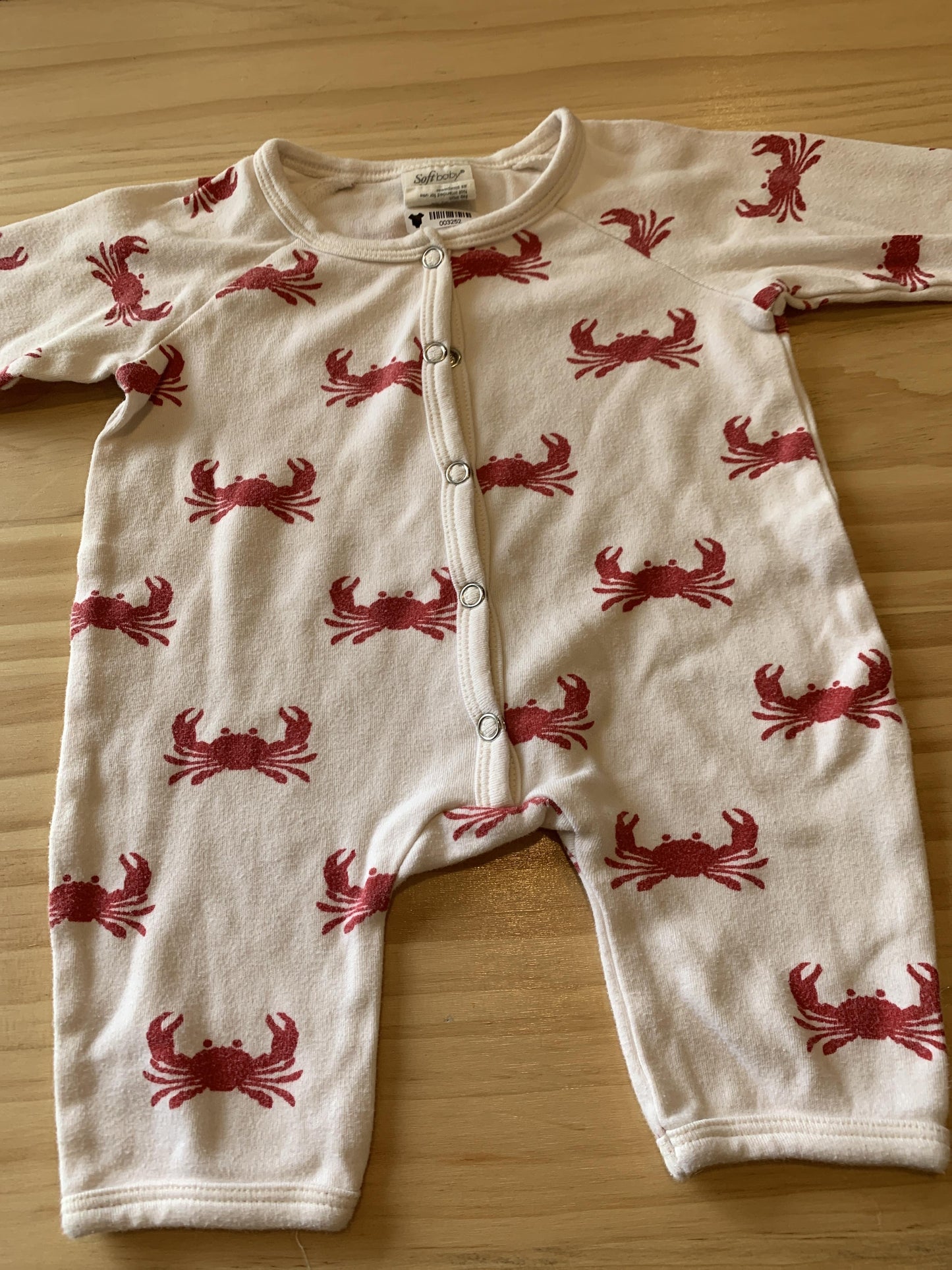 Boys Red | Wool White | animals Long Sleeve Outfit Size: 3-6 months Red | Wool White | animals