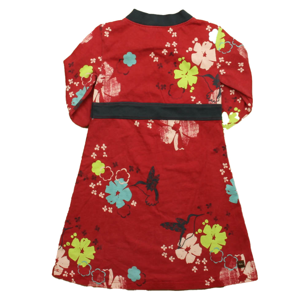 Tea Girls Red | Yellow Floral Dress Size: 4T Red | Yellow Floral