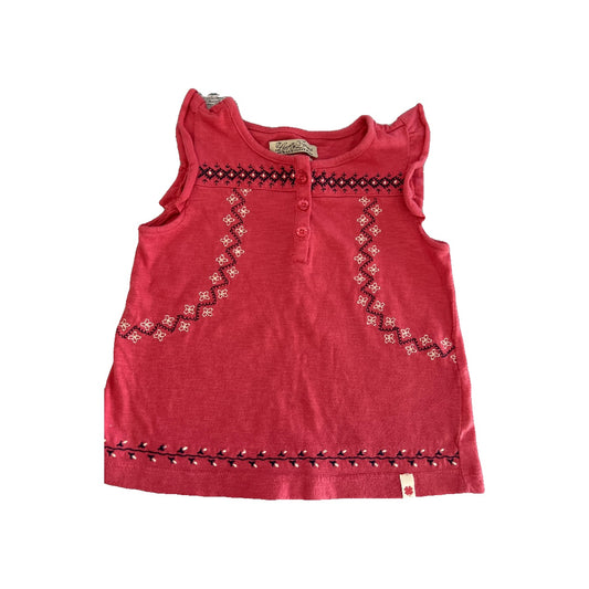 Lucky Brand Girls Red Shirt Size: 4T Red