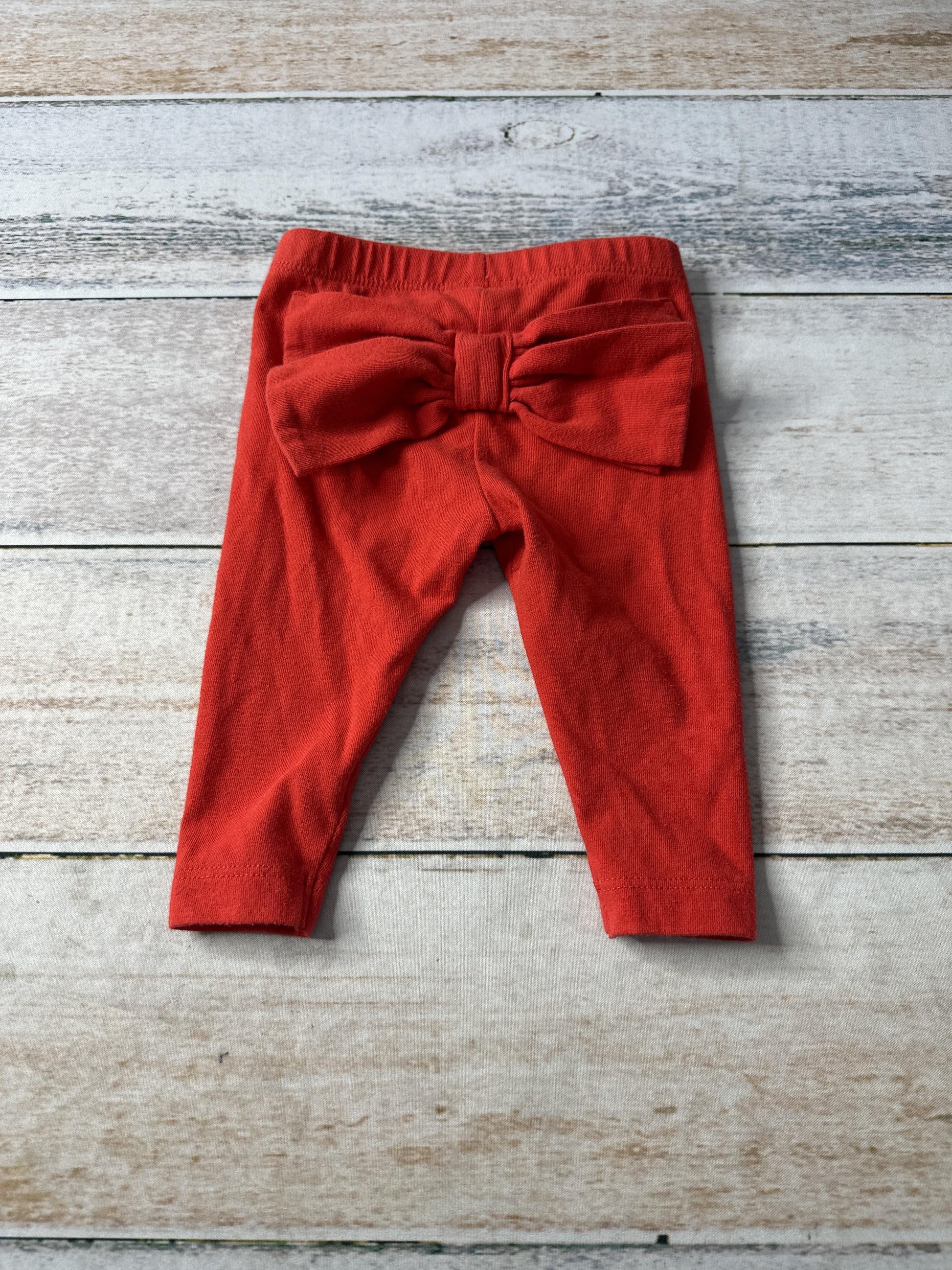 Cat & Jack Girls Red Pants Size: 0-3 months Red