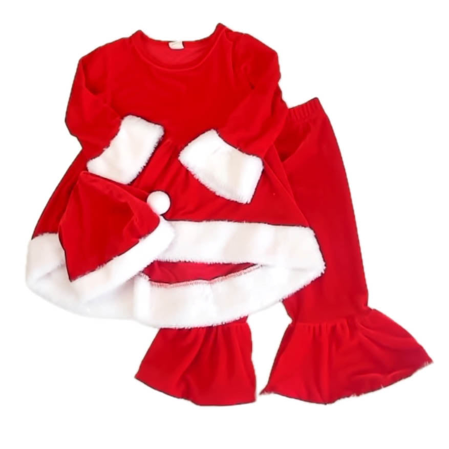 Unknown Brand Girls Red Apparel Sets Size: 4T Red