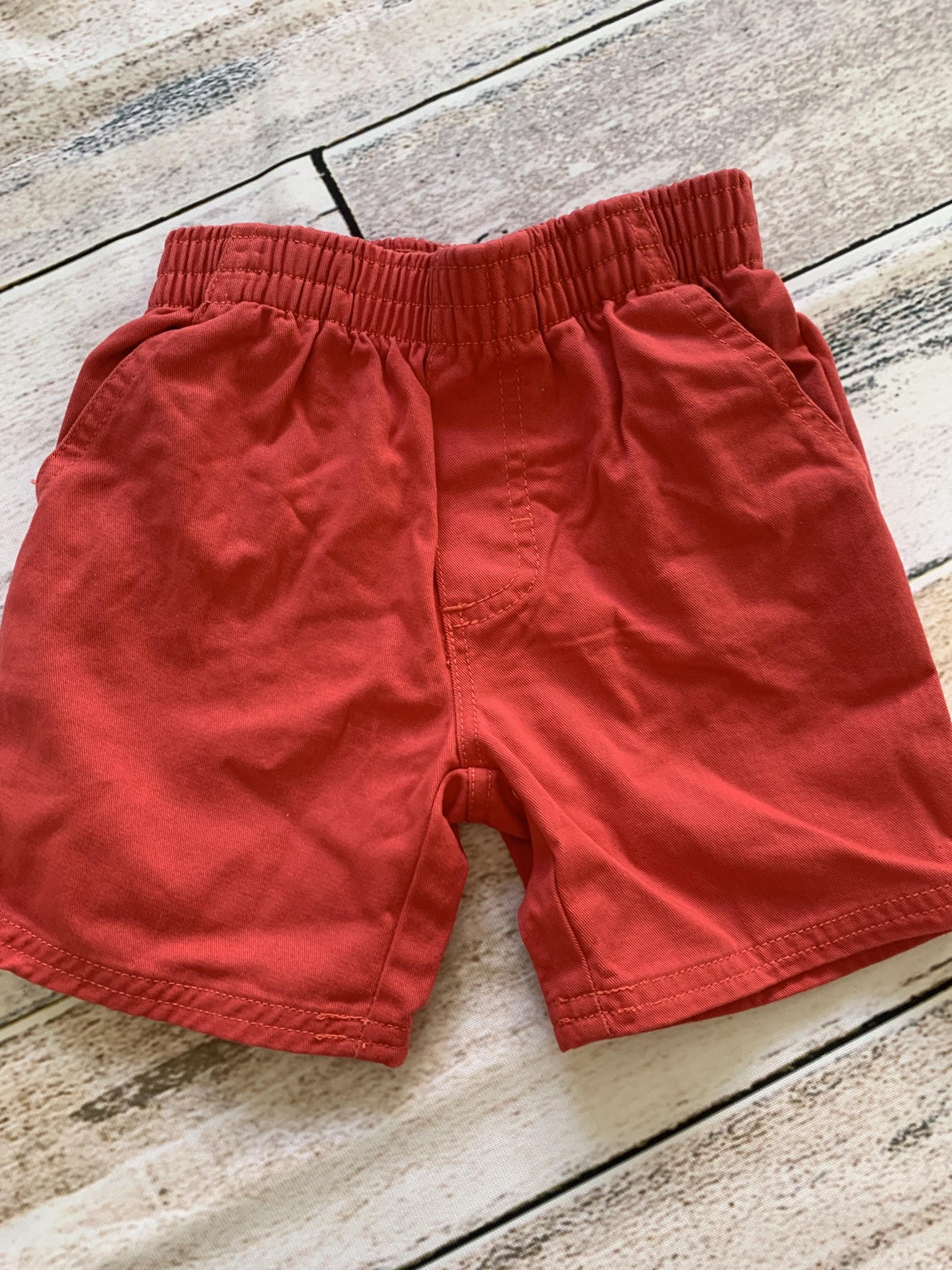 Calvin Klein Boys Red Shorts Size: 24 months Red