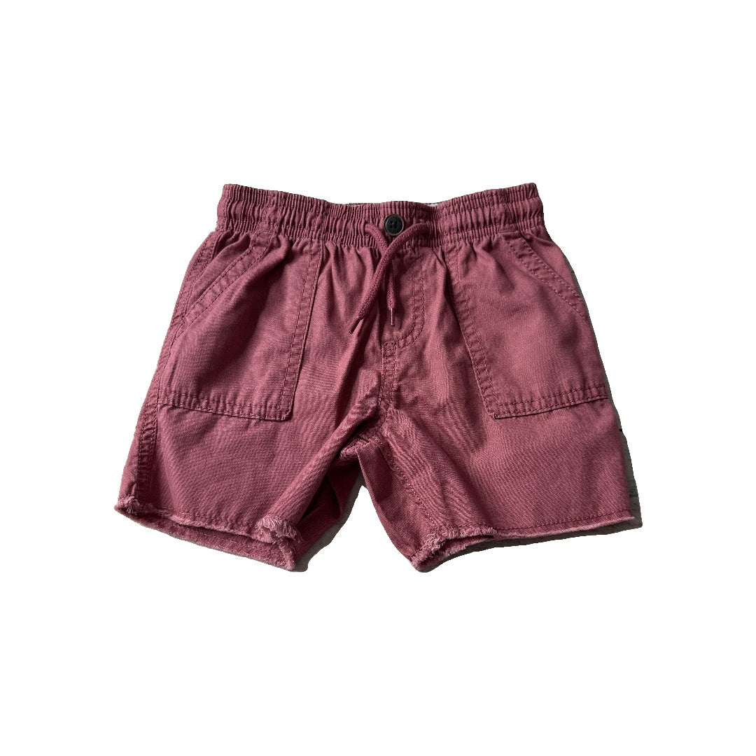 OshKosh Unisex Red Shorts Size: 24 months Red