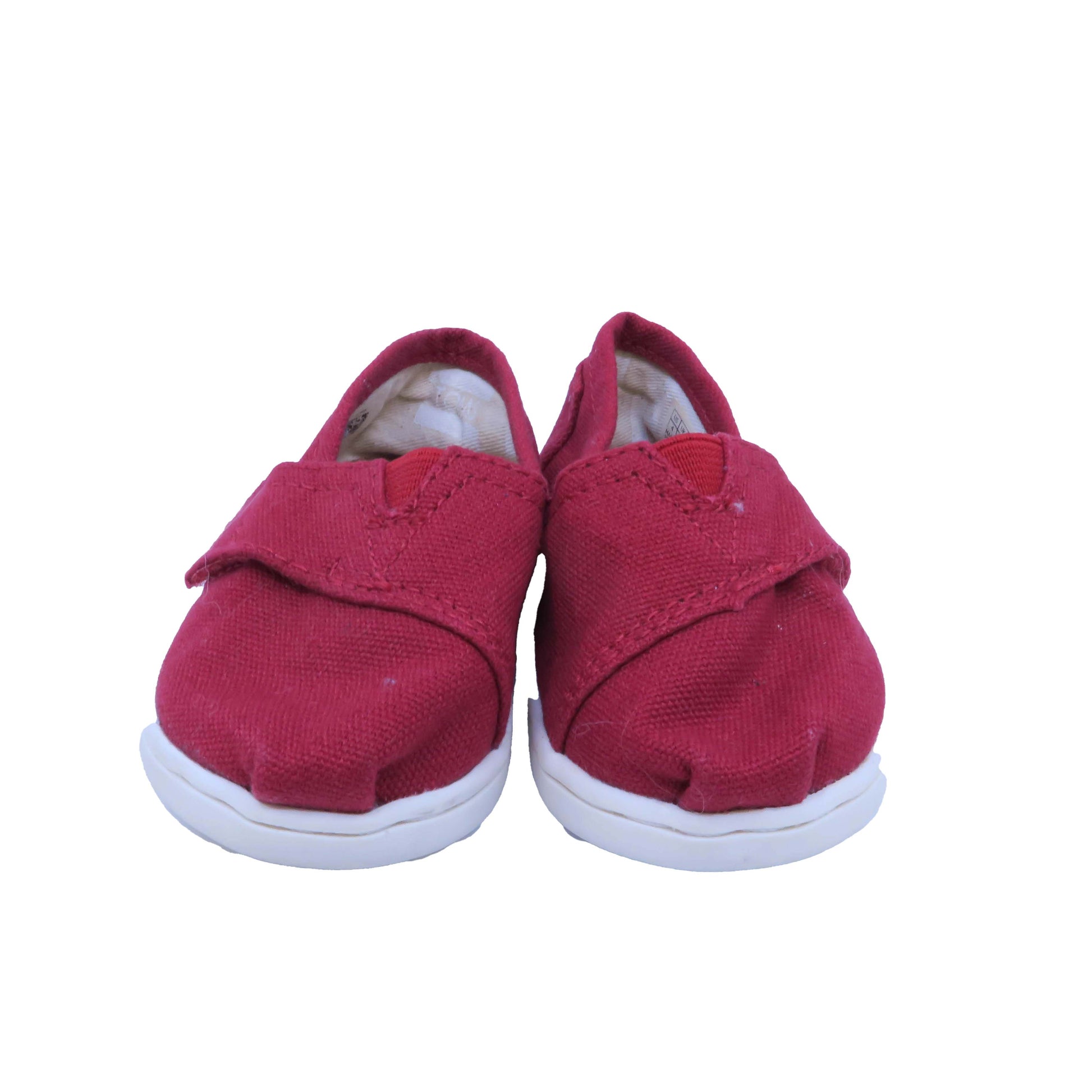 Toms Boys Red Shoes Size: 4 Infant Red