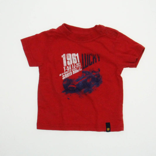 Lucky Brand Boys Red T-Shirt Size: 12 Months Red