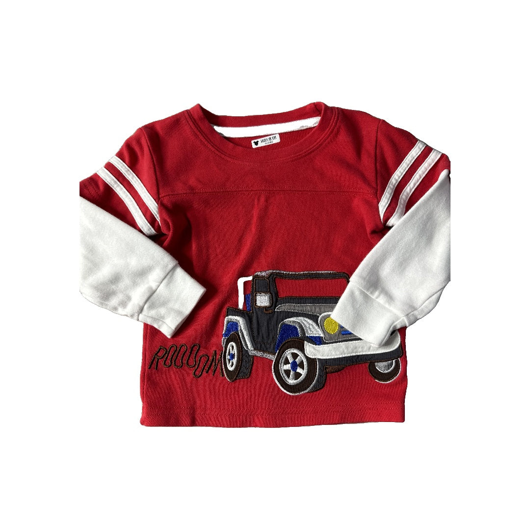 Unknown Boys Red Long Sleeve T-Shirt Size: 2T Red