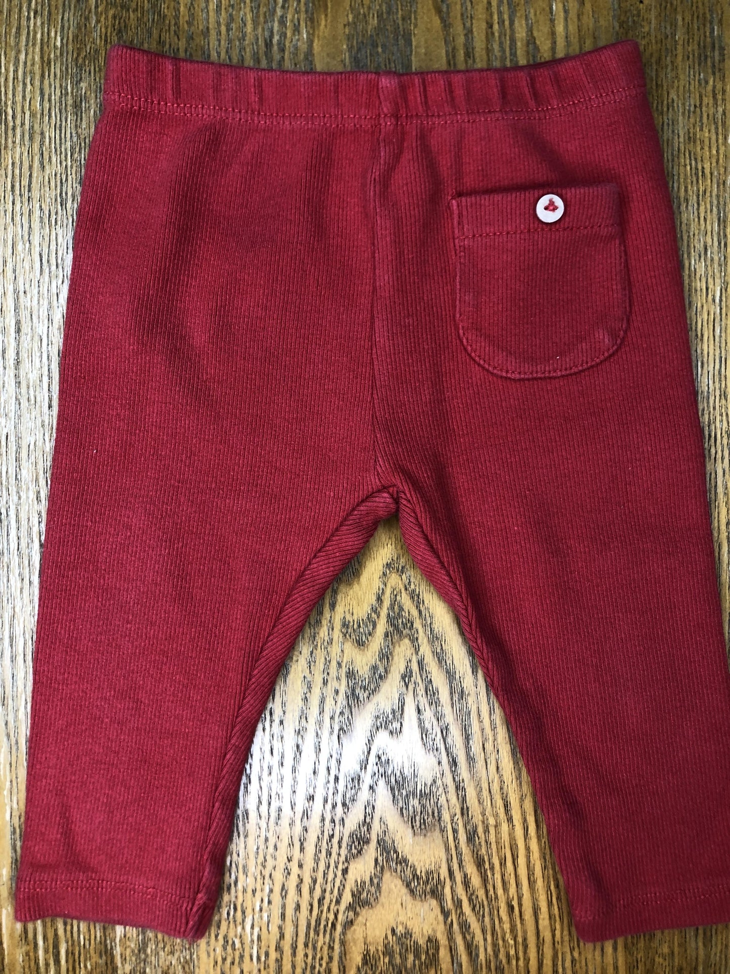 Zara Girls Red Pants Size: 3-6 months Red