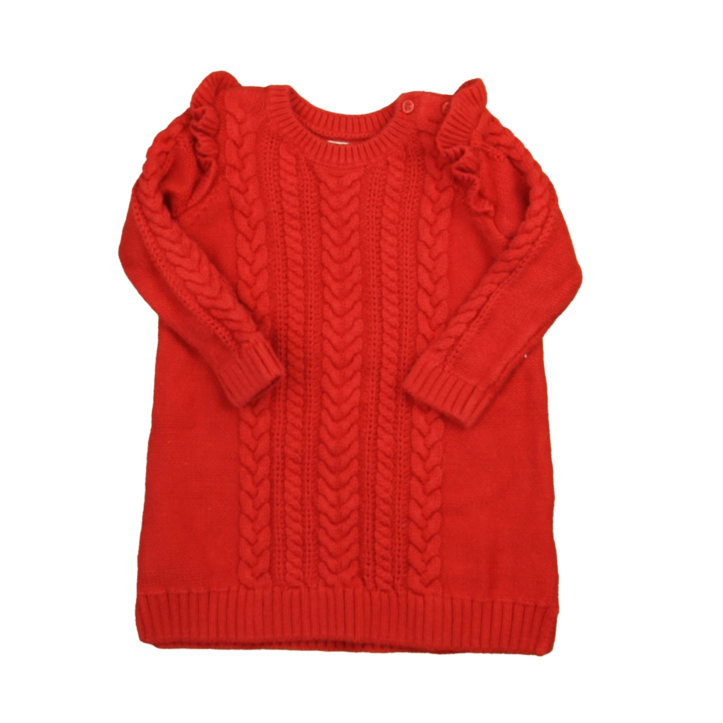Gap Girls Red Sweater Dress Size: 6-12 Months Red