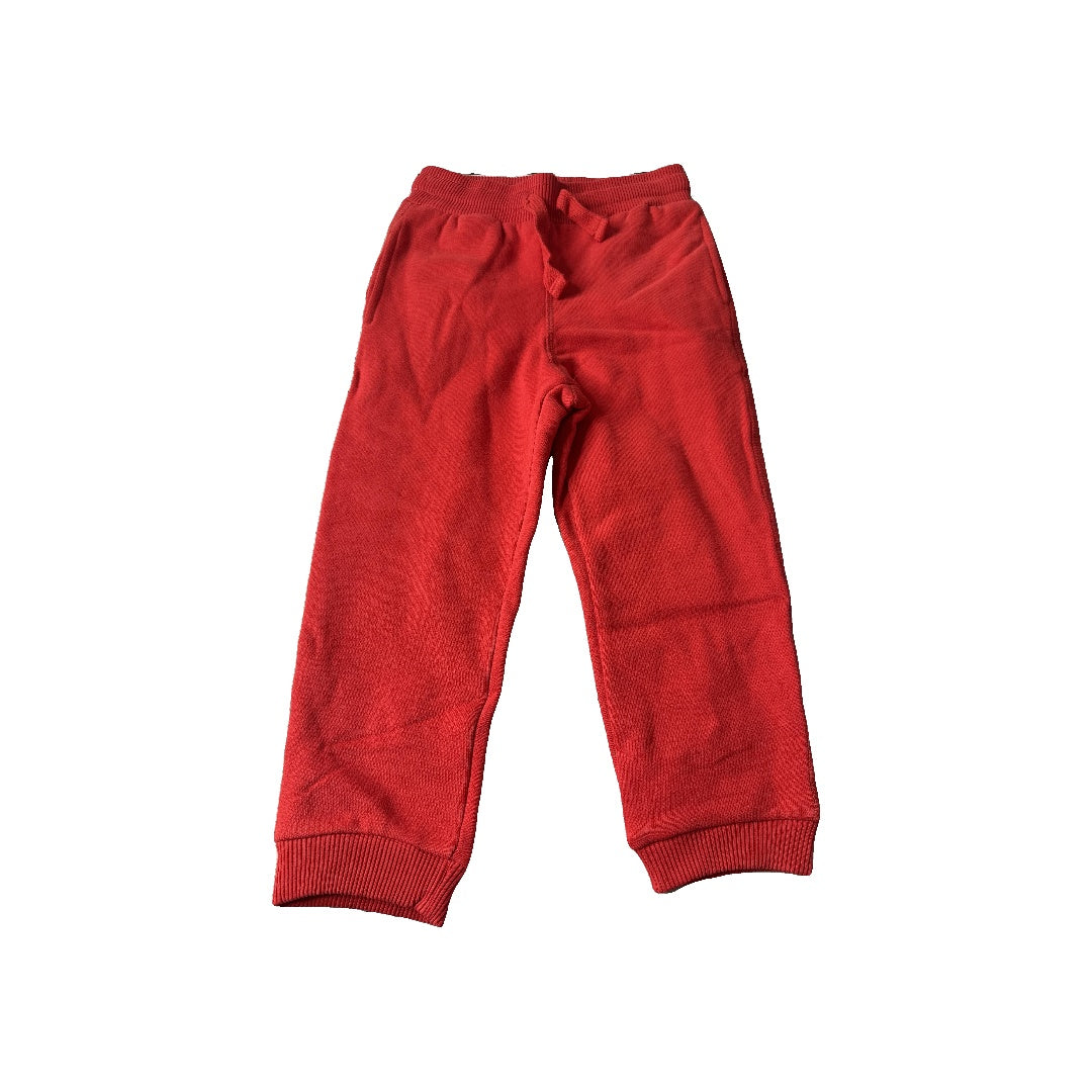 Kidential Unisex Red Pants Size: 3T Red