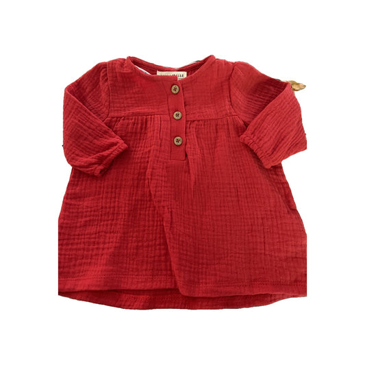 Rabbit Bear Girls Red Dress Size: 3-6 months Red