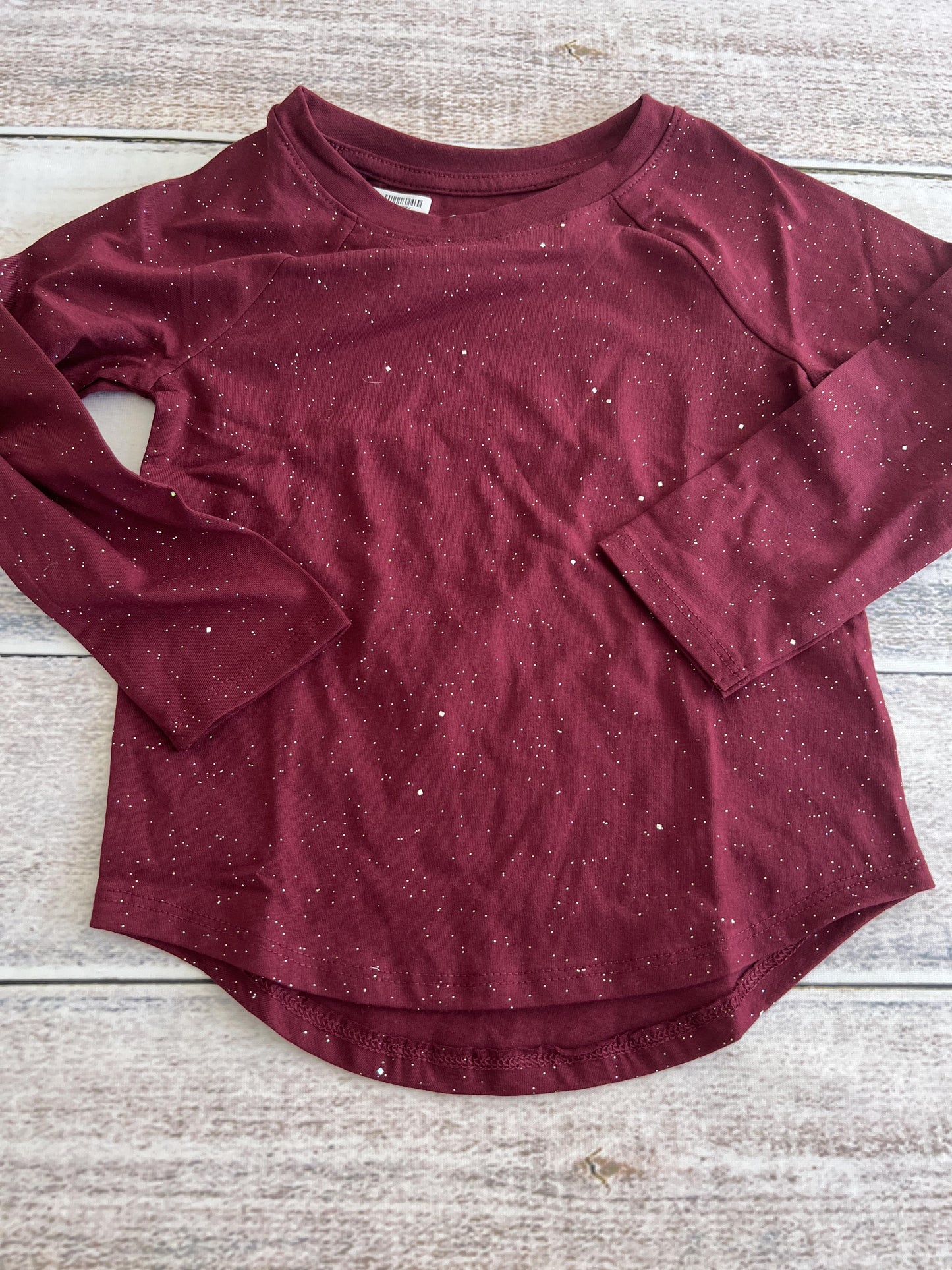 Cat & Jack Girls Red Long Sleeve Shirt Size: 4T Red
