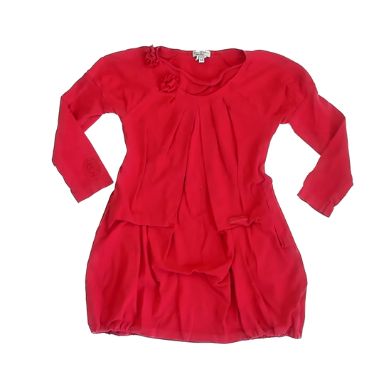 Eliane Et Lena Girls Red Dress Size: 5T Red