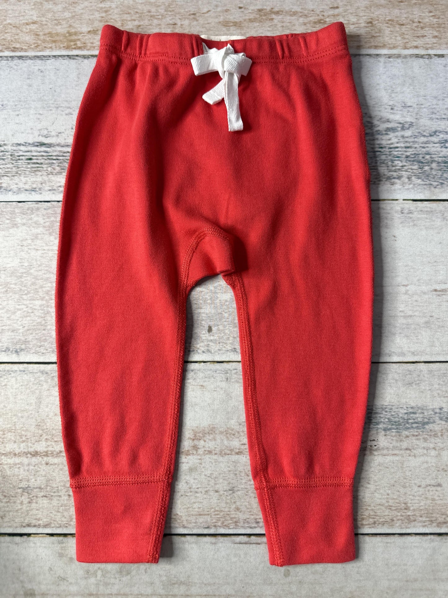 Sapling Unisex Red Pants Size: 6-12 months Red