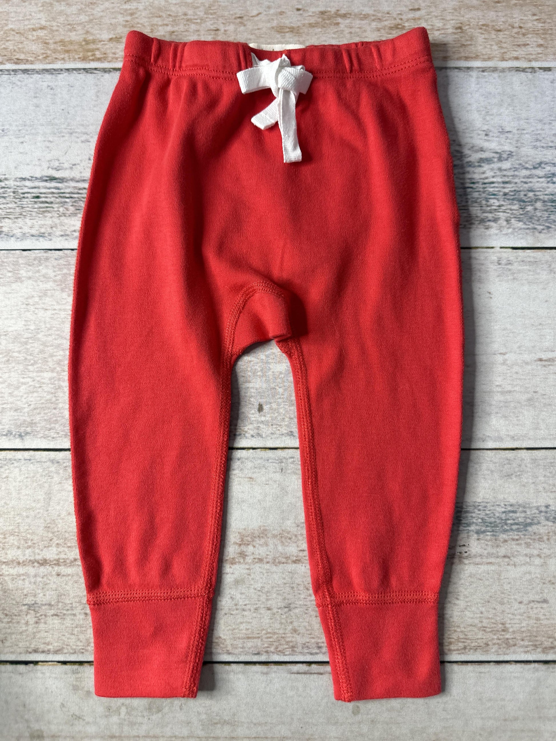 Sapling Unisex Red Pants Size: 6-12 months Red