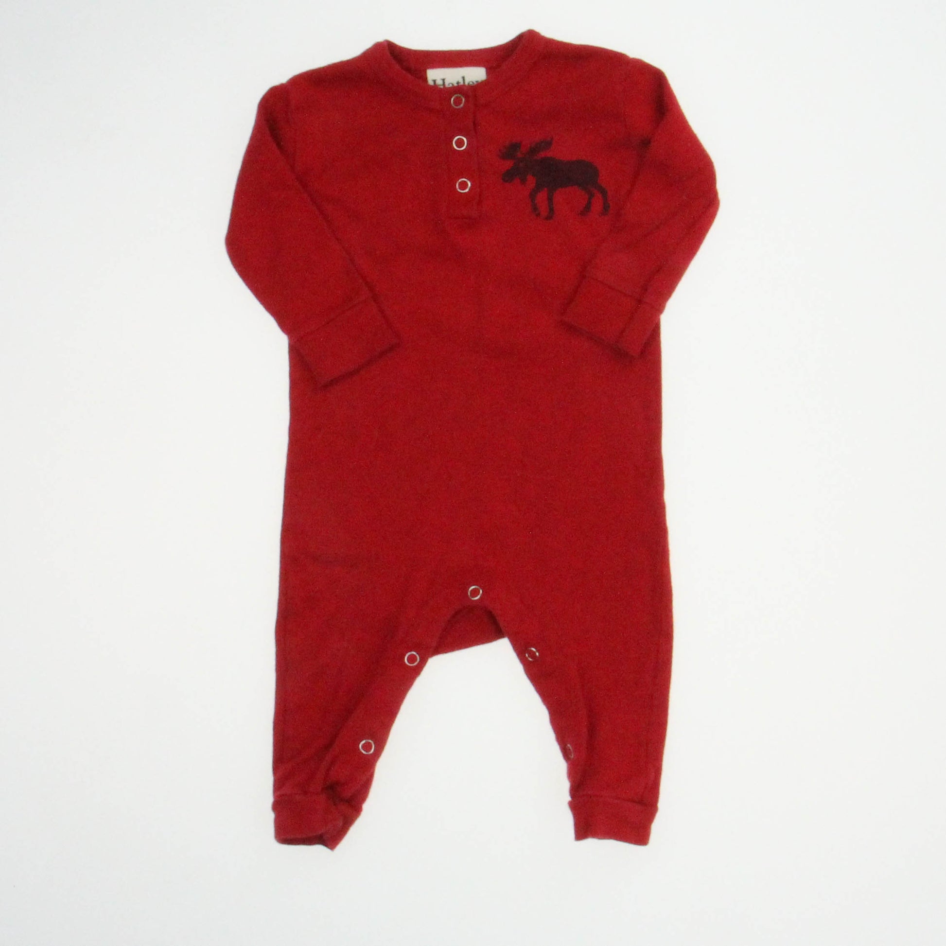 Hatley Unisex Red Long Sleeve Outfit Size: 3-6 Months Red