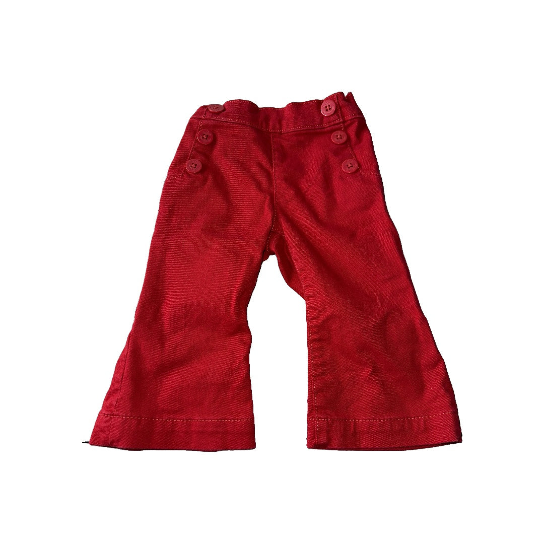 Gap Girls Red Jeans Size: 12-18 months Red