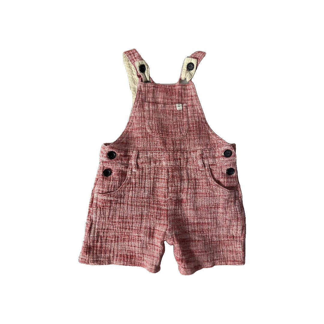 Hope & Henry Unisex Red Overalls Size: 18-24 months Red