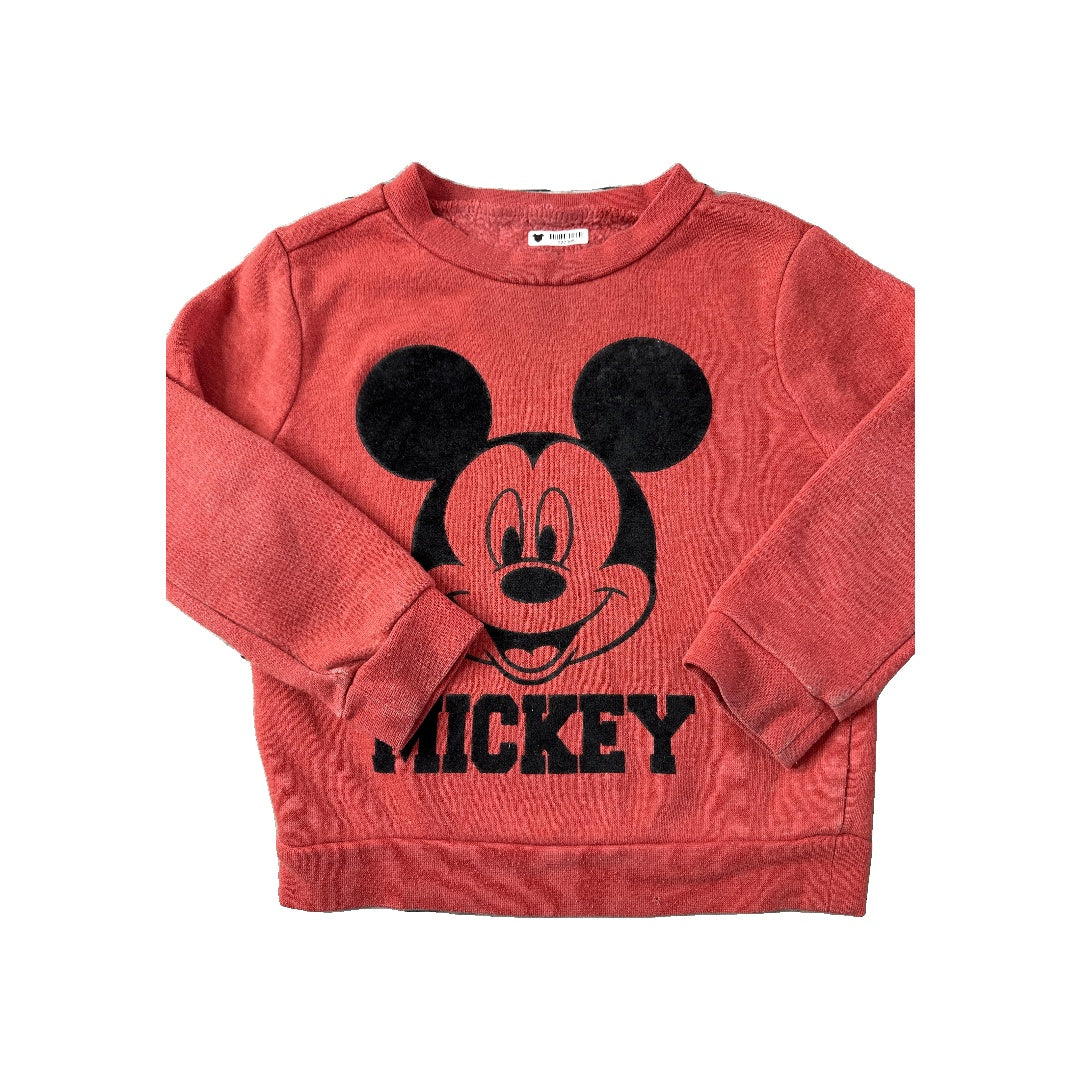 Disney Unisex Red Sweater Size: 12-18 months Red