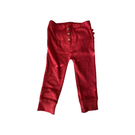 Oliver & Rain Girls Red Pants Size: 18 months Red