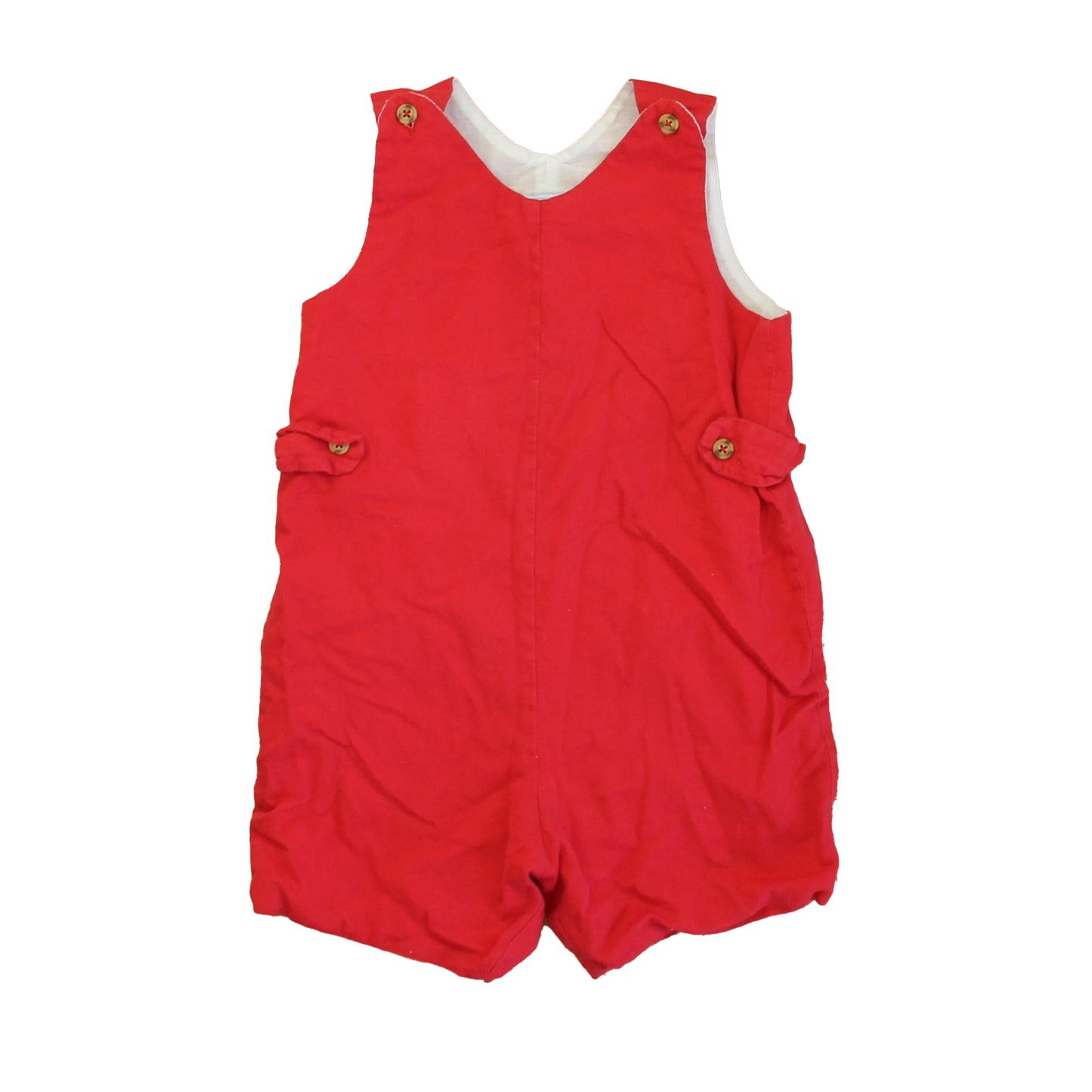 Bella Bliss Boys Red Romper Size: 2T