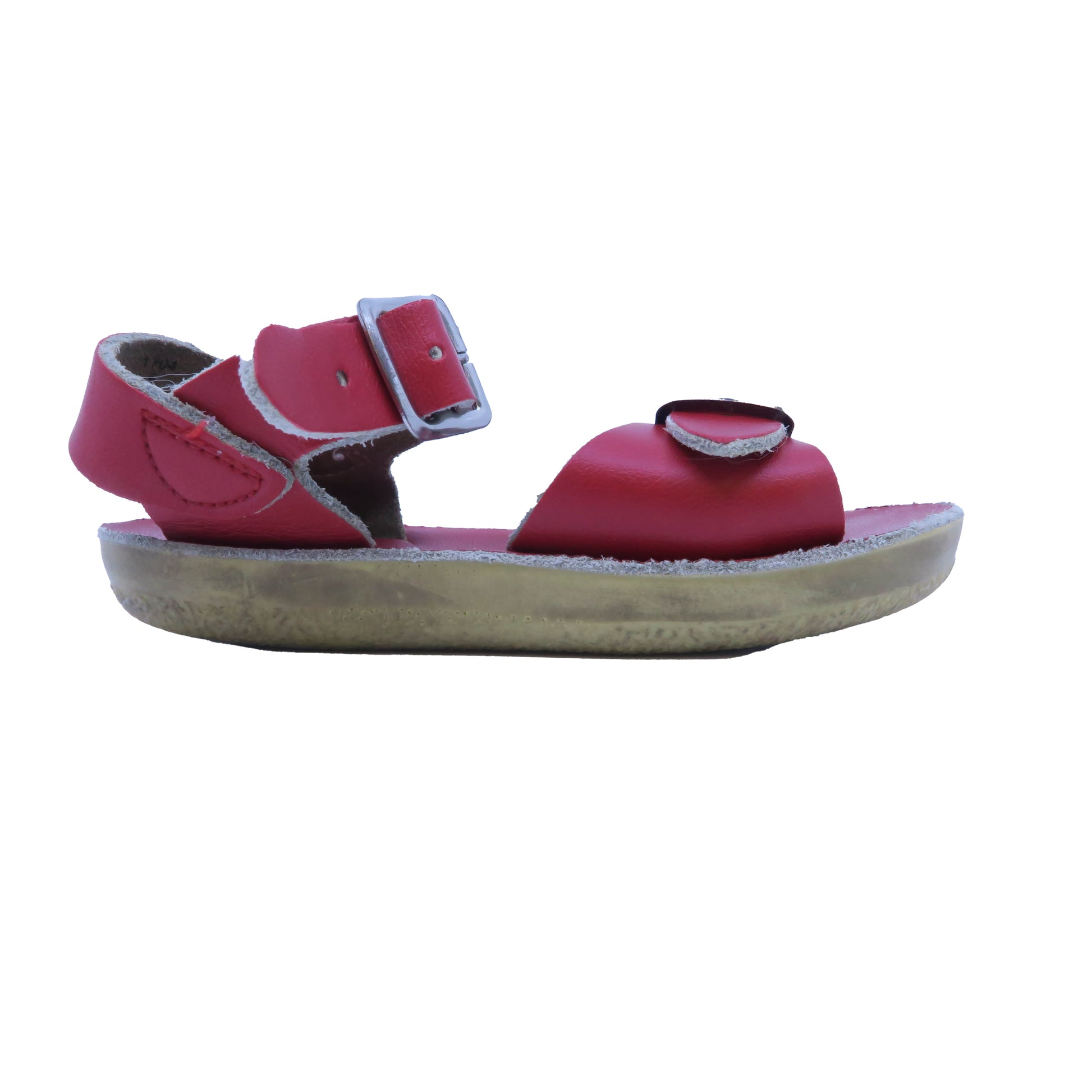 Hoy Saltwater Girls Red Sandals Size: 6 Toddler Red
