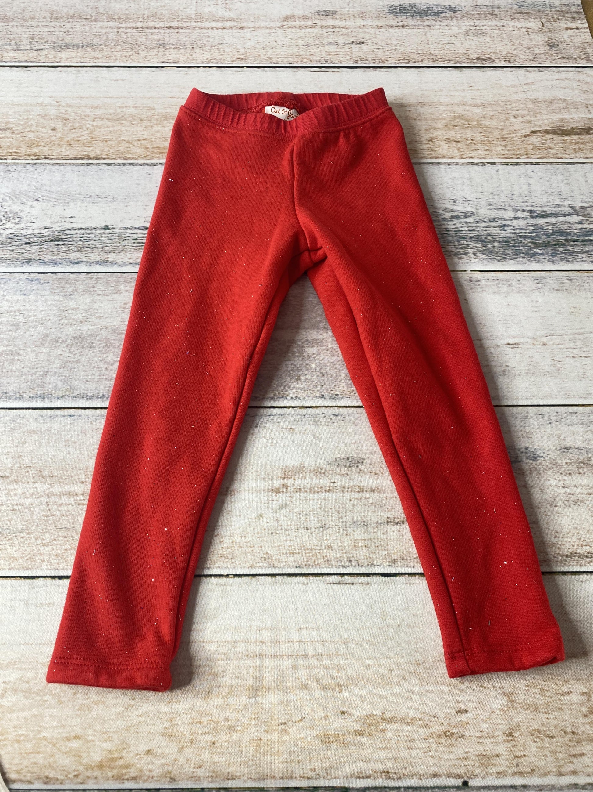 Cat & Jack Girls Red Pants Size: 3T Red