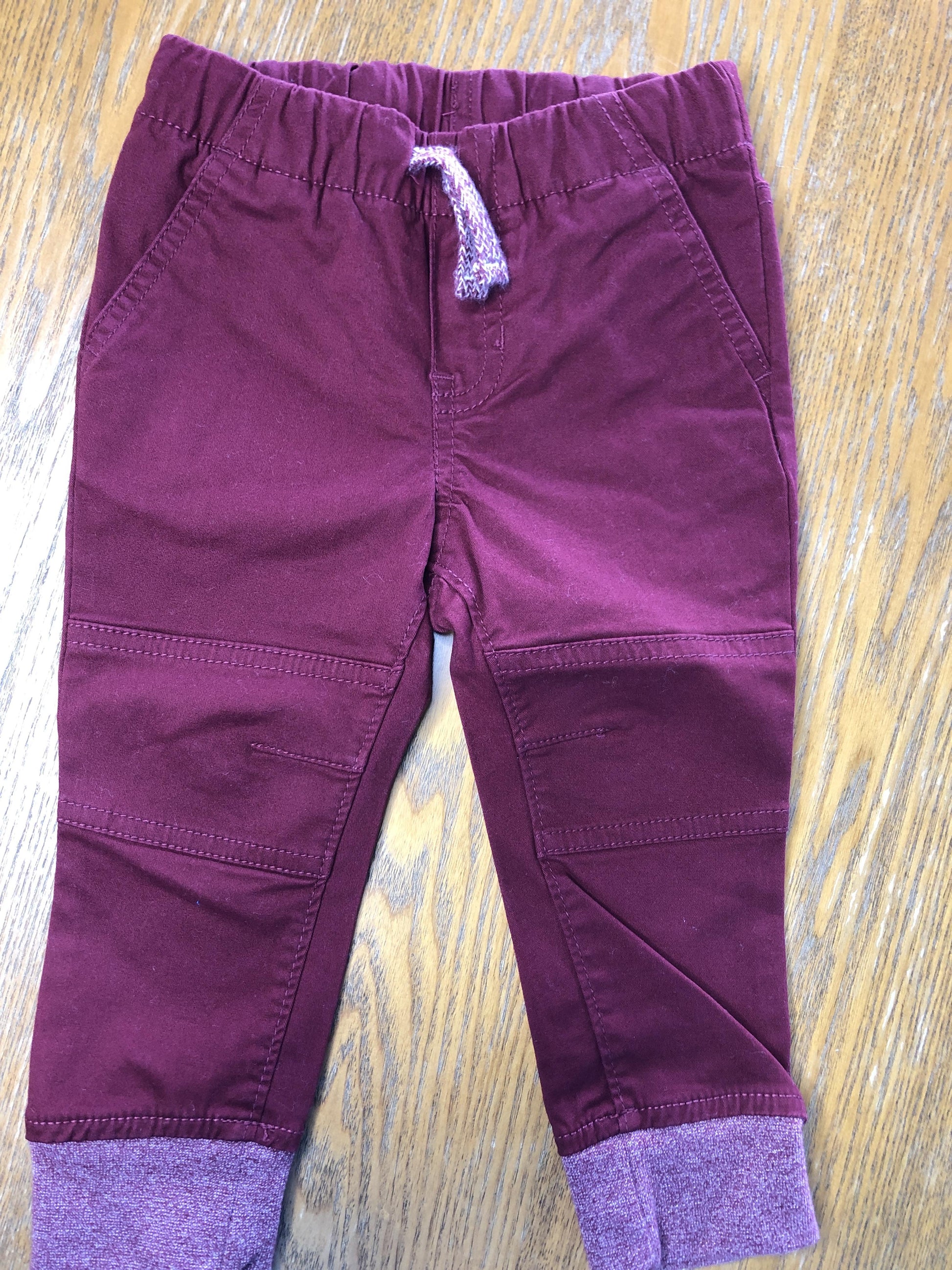 Cat & Jack Unisex Red Pants Size: 18 months Red