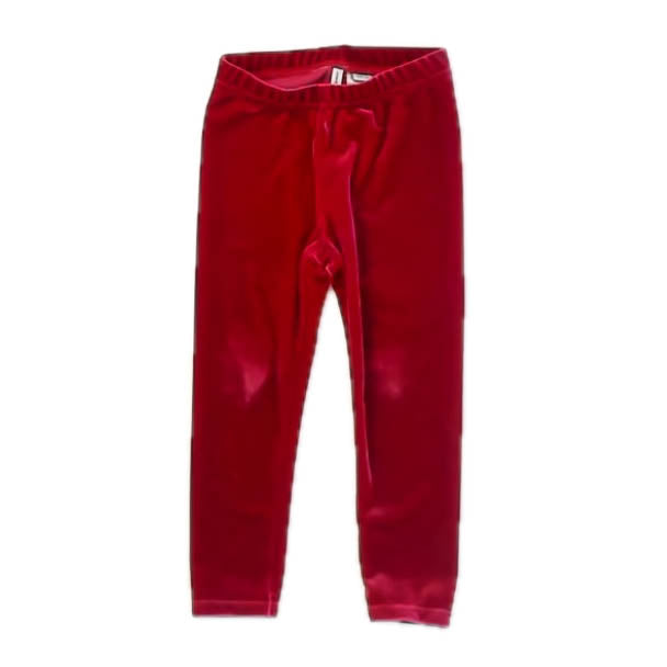 Janie and Jack Girls Red Leggings Size: 2T Red