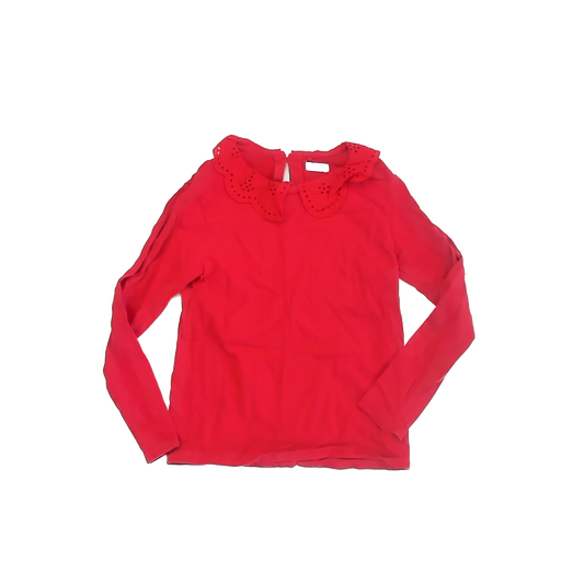 Next Girls Red Long Sleeve Shirt Size: 8 Years Red