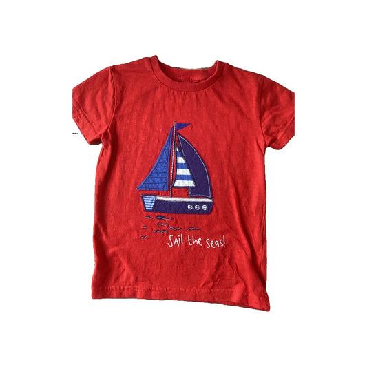 Boys Red T-Shirt Size: 3T Red
