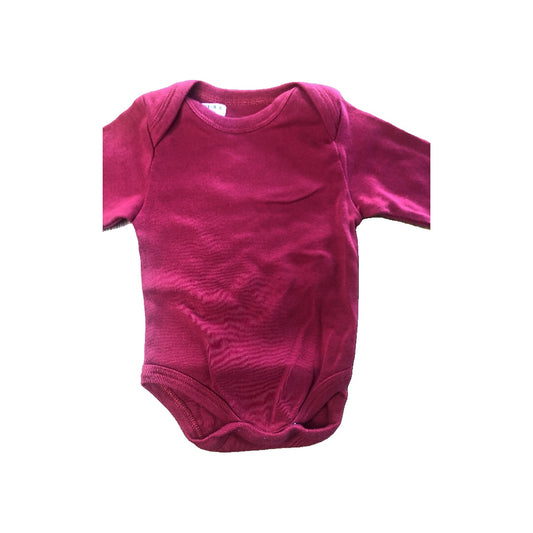 Leveret Unisex Red Onesie Size: 3 months Red