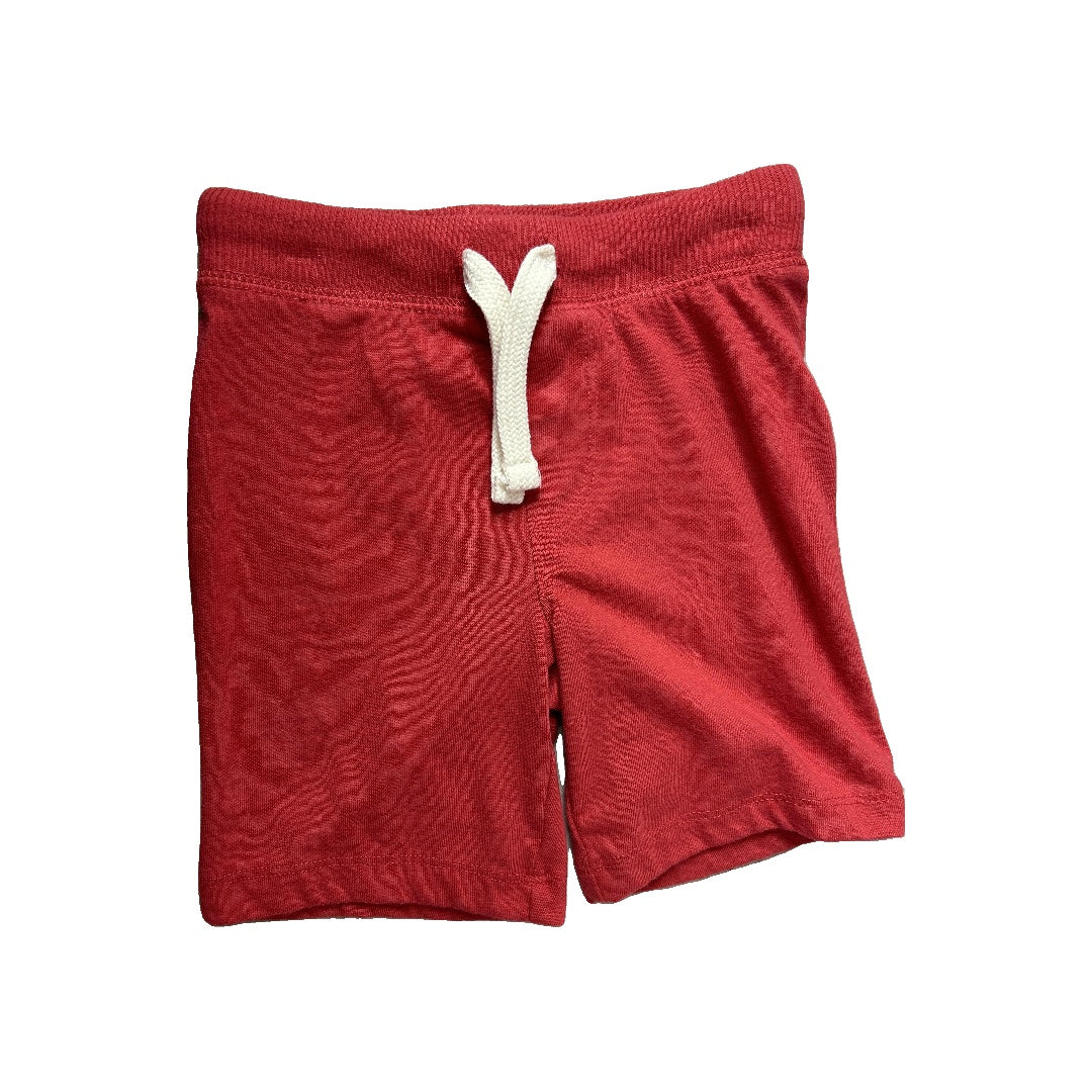 Unisex Red Shorts Size: 3T Red