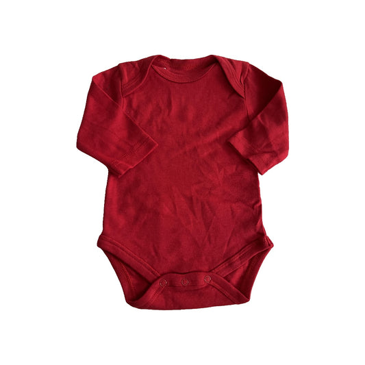 Leveret Boys Red Onesie Size: 0-3 months Red