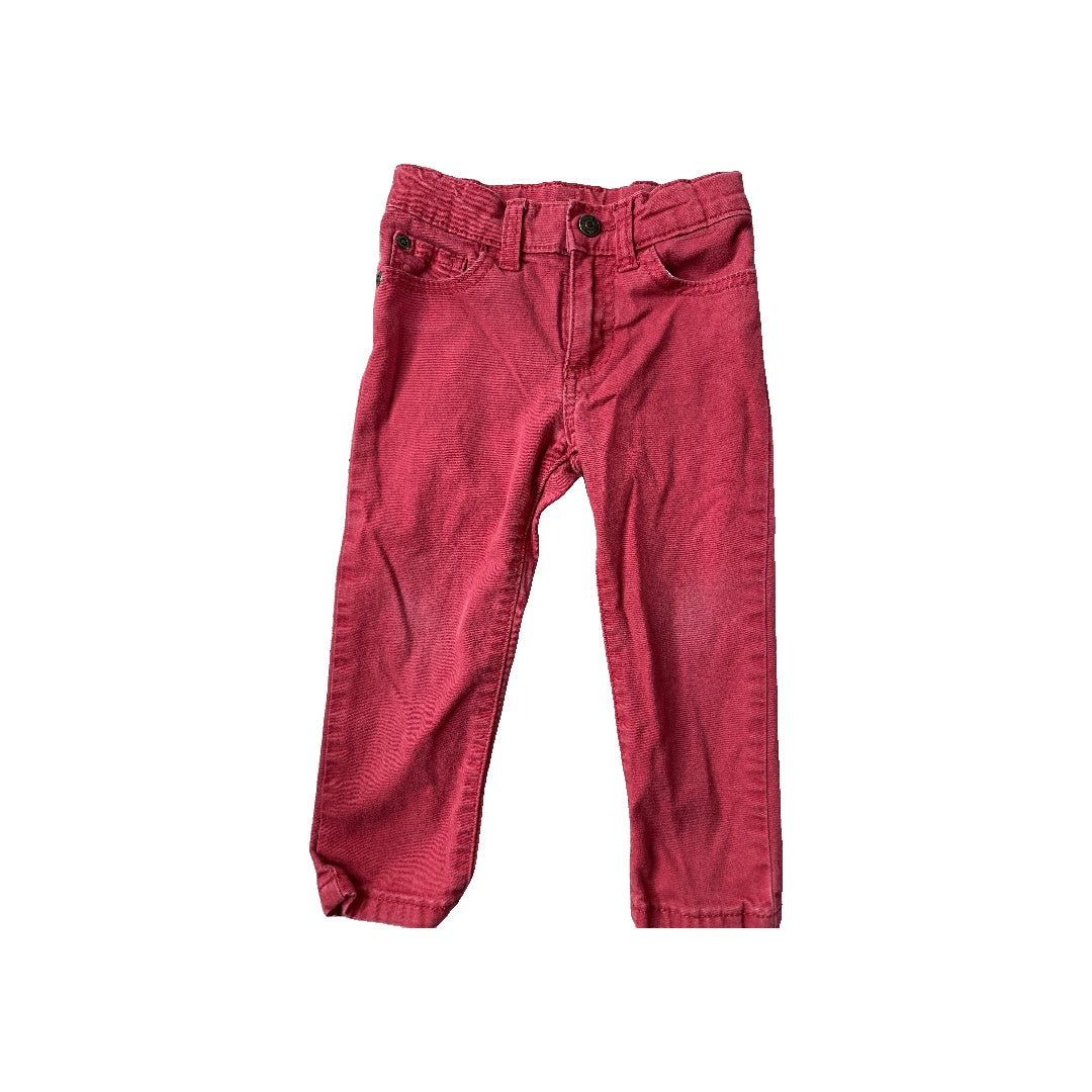 Wrangler Girls Red Pants Size: 2T Red