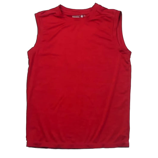 Primary.com Boys Red Athletic Top Size: 8-9 Years Red