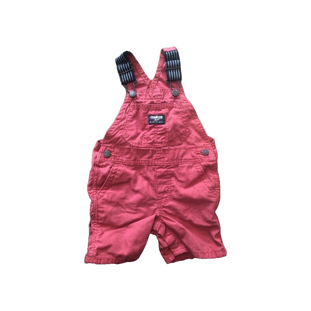 OshKosh Boys Red Overalls Size: 18 months Red