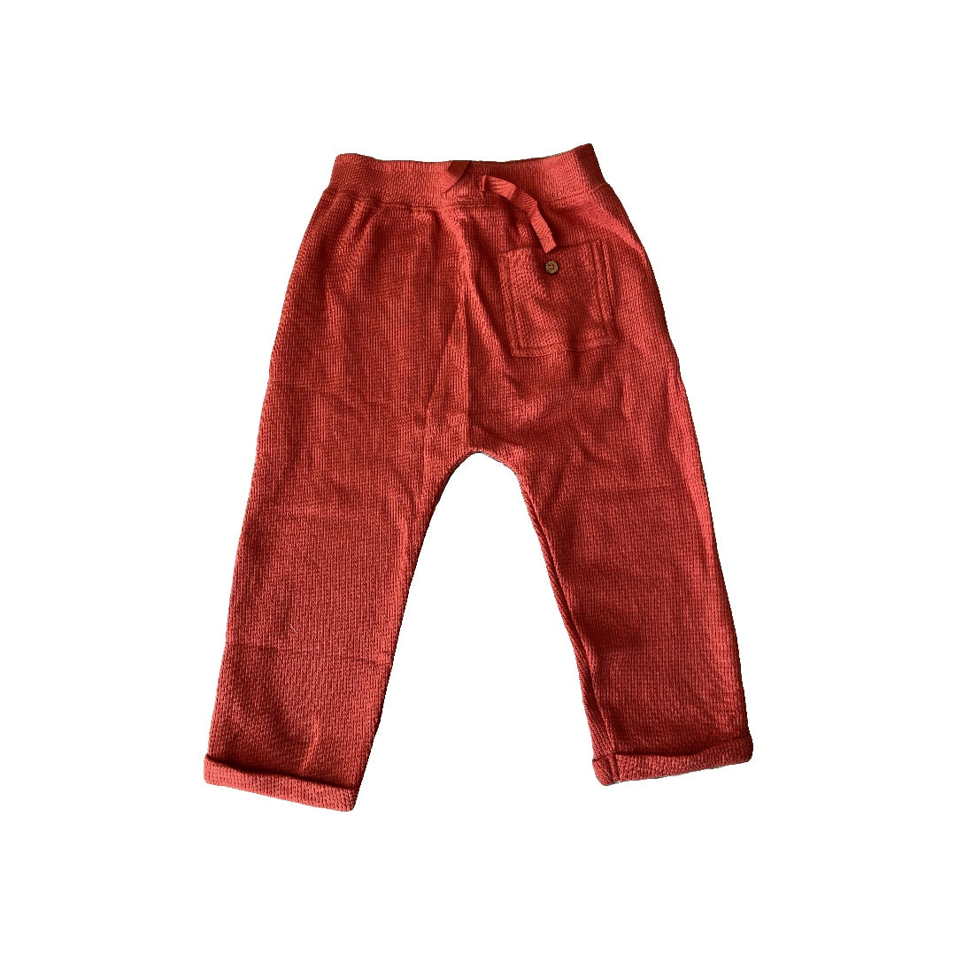 Oliver & Rain Unisex Red Pants Size: 18 months Red