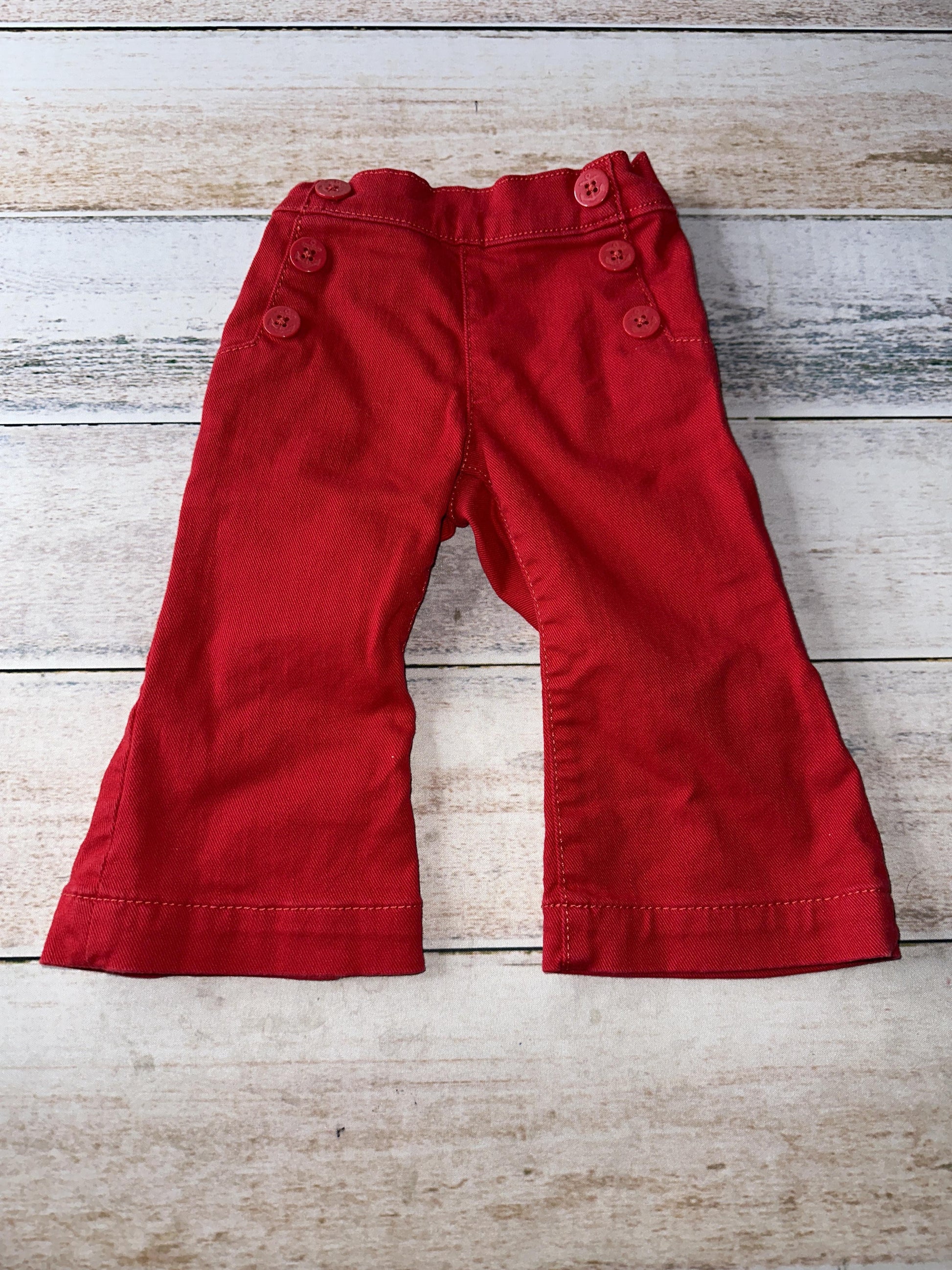 Gap Girls Red Jeans Size: 12-18 months Red