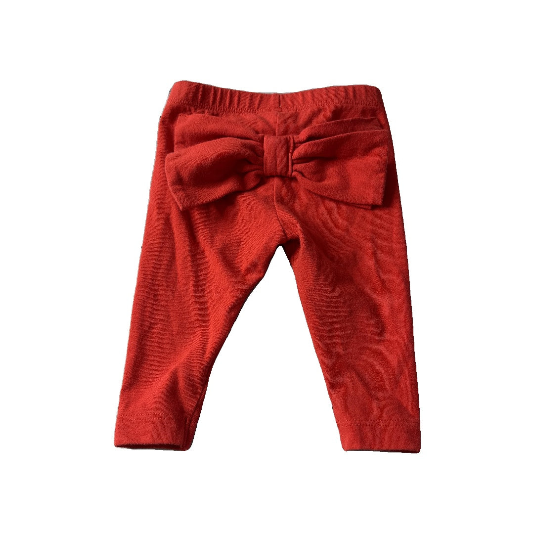 Cat & Jack Girls Red Pants Size: 0-3 months Red