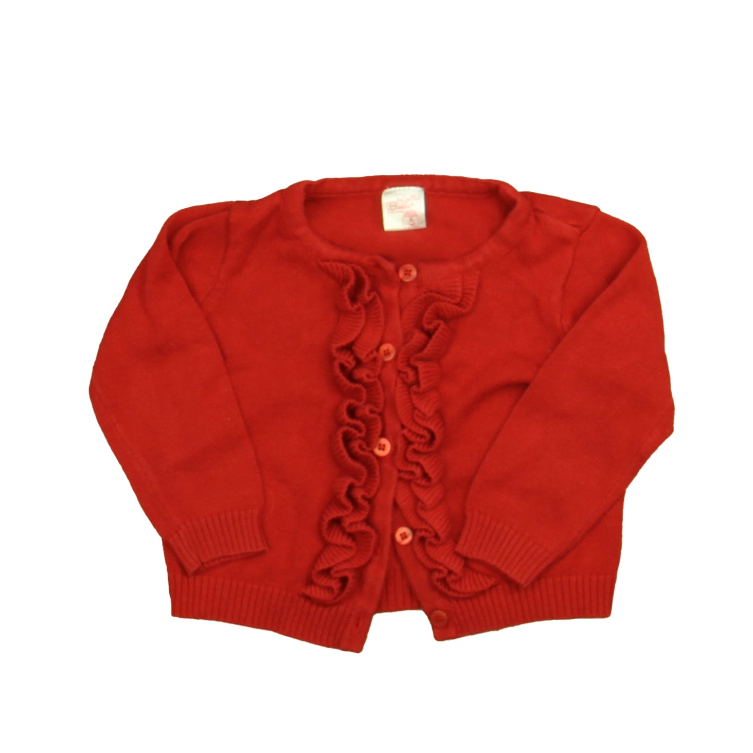 Ruffle Butts Girls Red Cardigan Size: 18-24 Months Red