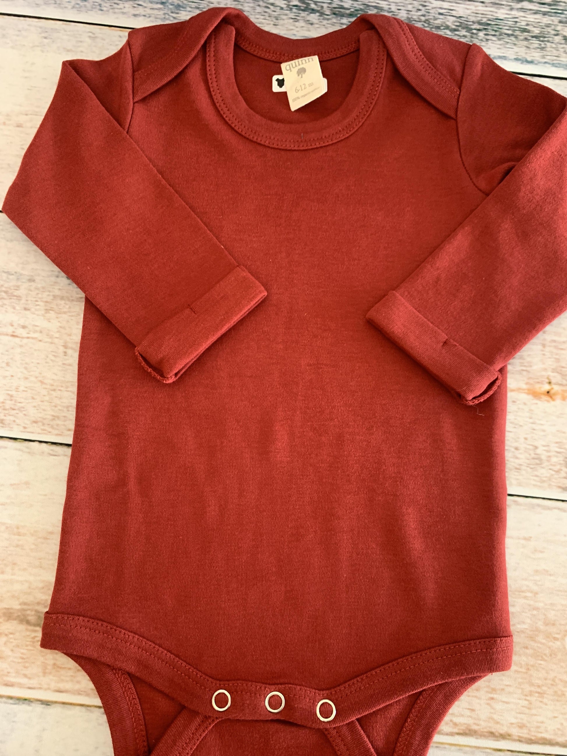 Kate Quinn Boys Red Onesie Size: 6-12 months Red