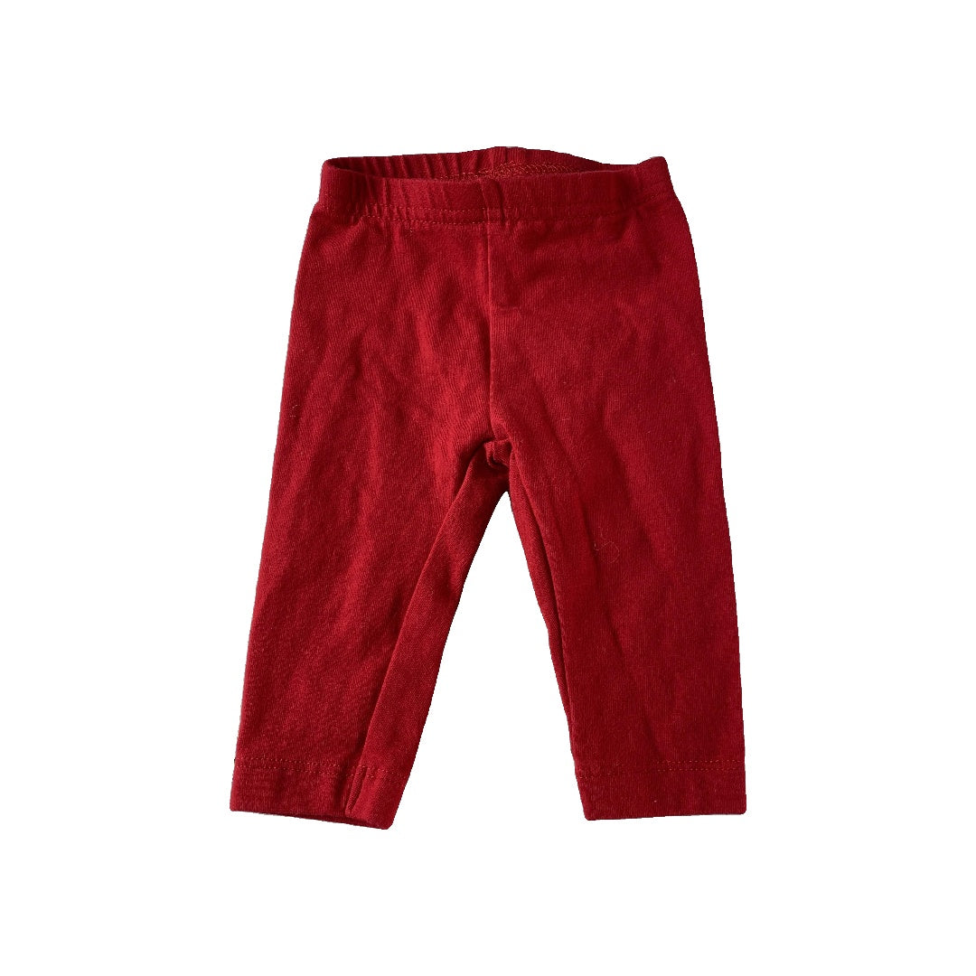 Carters Girls Red Pants Size: 3 months Red
