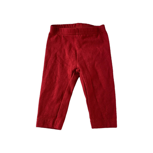 Carters Girls Red Pants Size: 3 months Red