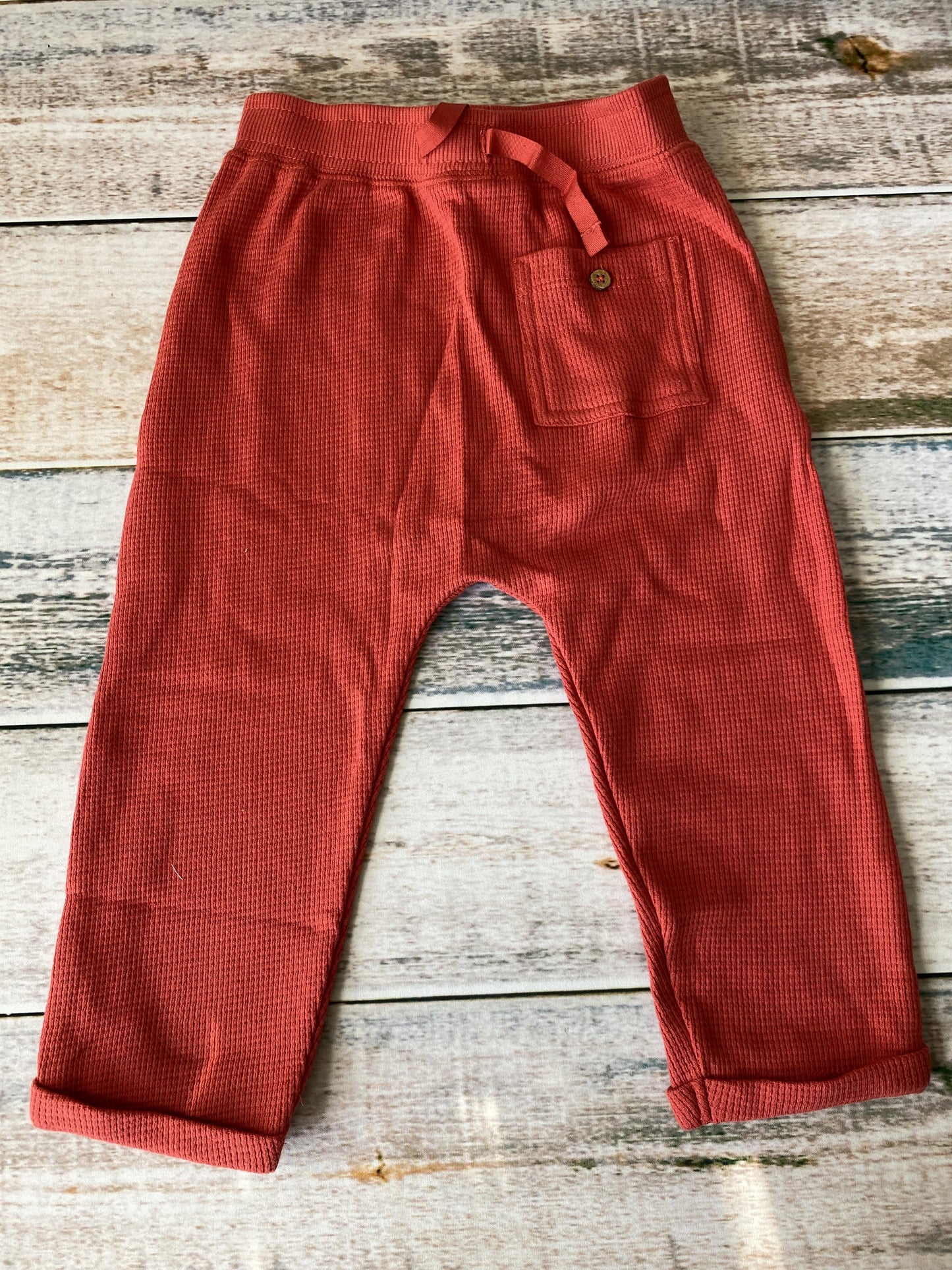 Oliver & Rain Unisex Red Pants Size: 18 months Red