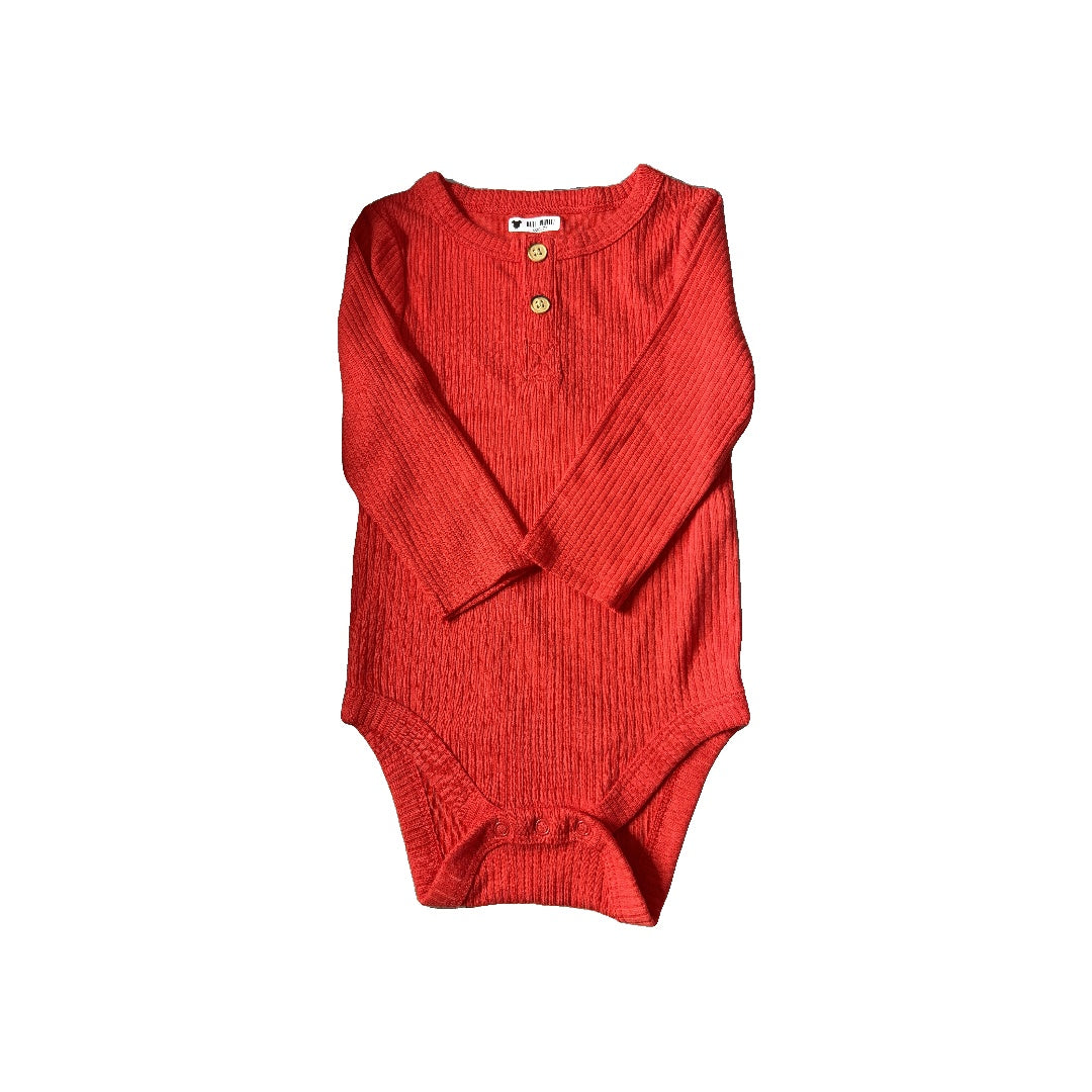 Cat & Jack Unisex red Onesie Size: 6-9 months red