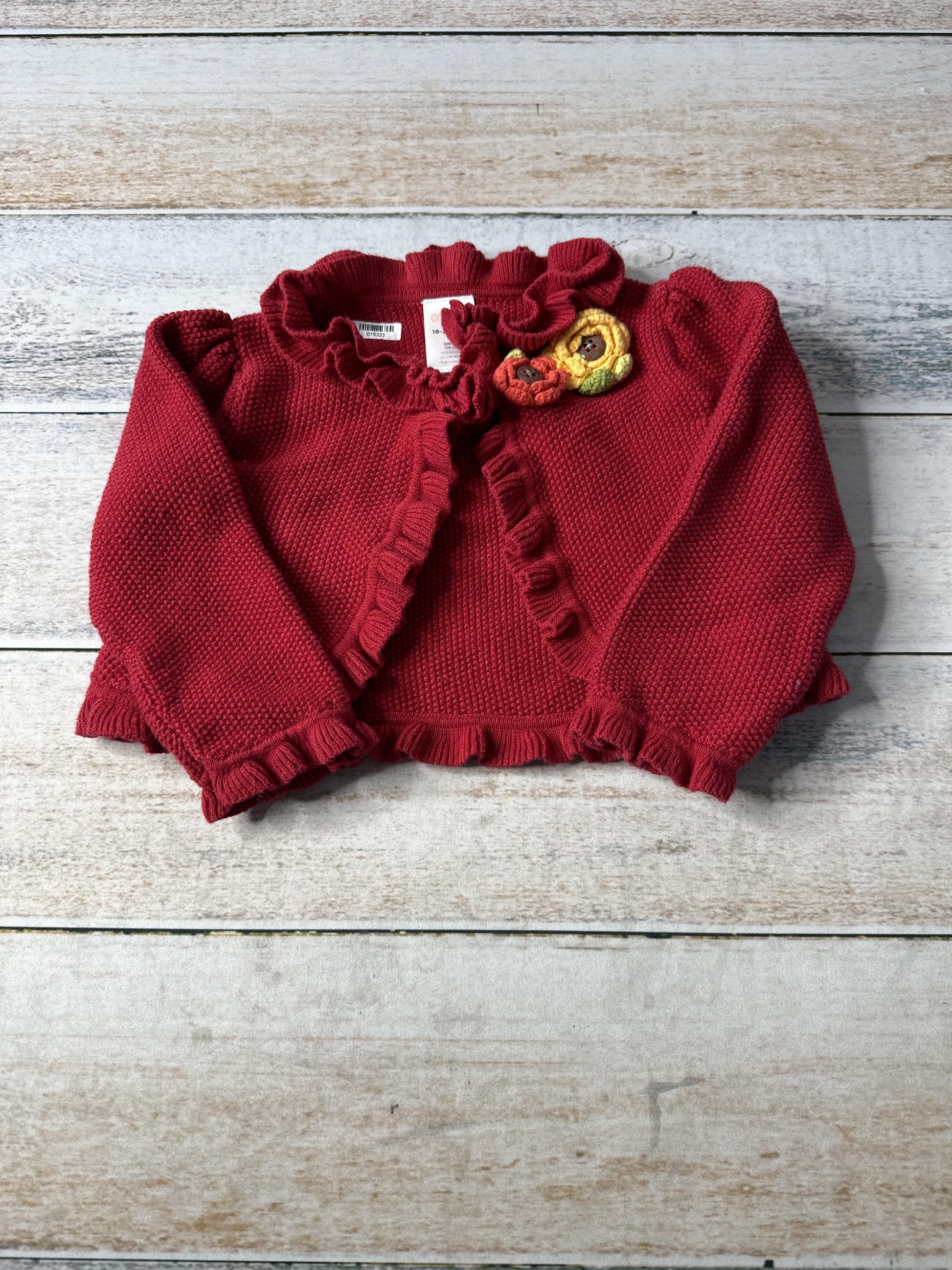 Gymboree Girls Red Sweater Size: 18-24 months Red