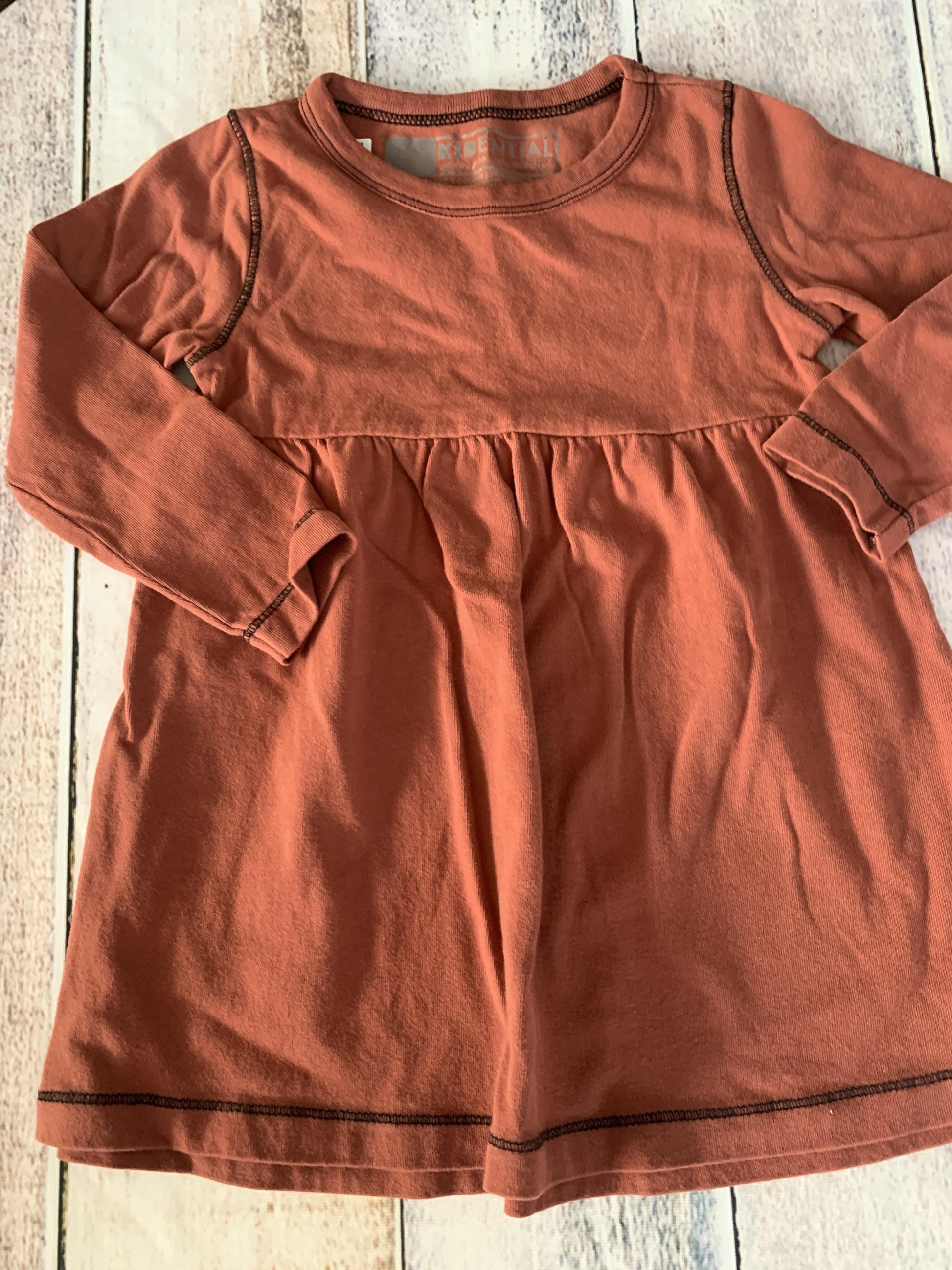 Kidential Girls Red Dress Size: 2T Red