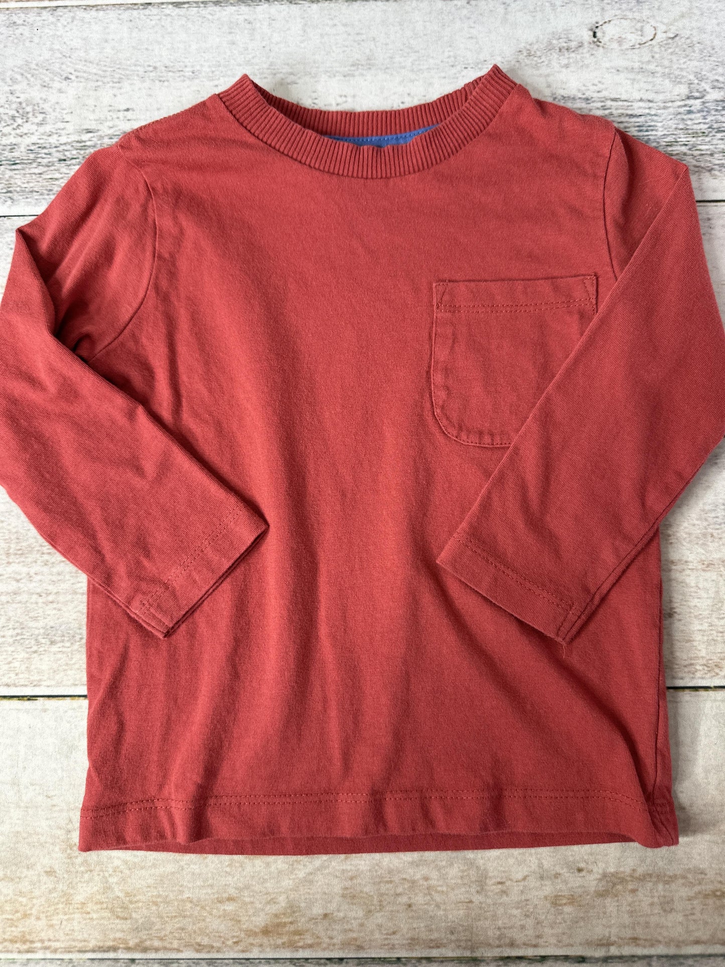 Mightly Unisex Red Long Sleeve T-Shirt Size: 2T Red