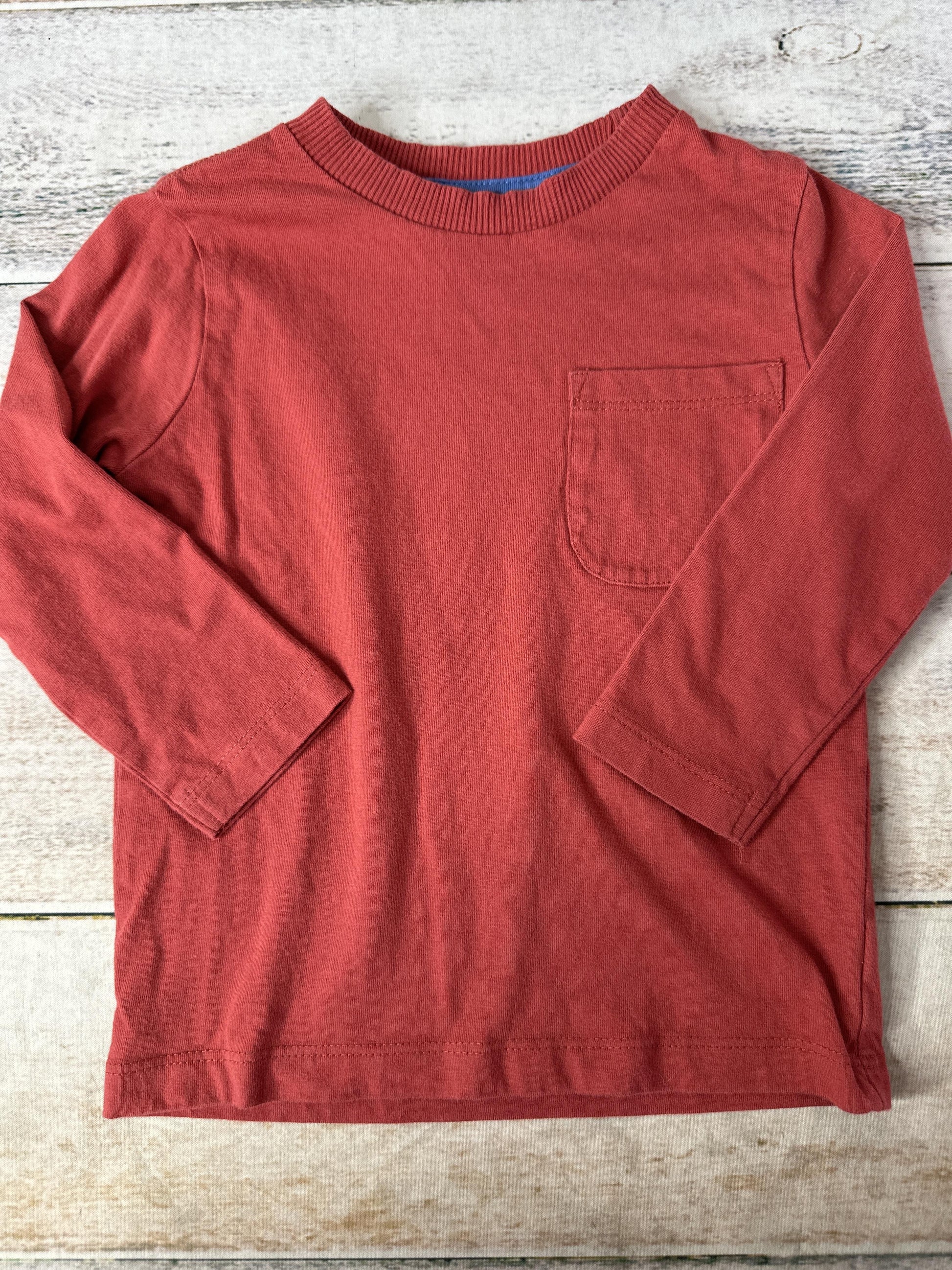 Mightly Unisex Red Long Sleeve T-Shirt Size: 2T Red